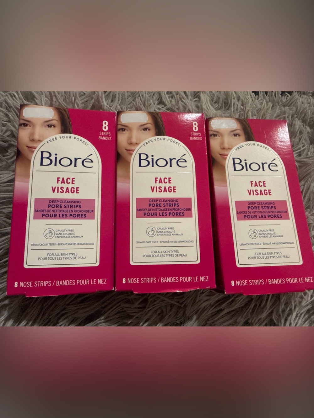 Biore Deep Cleansing Nose Strips – set of 3